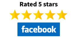 Rated 5 Star on Facebook