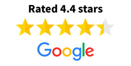 Rated 4.4 Stars On Google